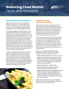 Food Waste Fact Sheet